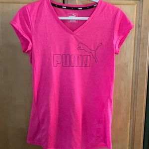 Puma pink ladies Active Wear T-shirt